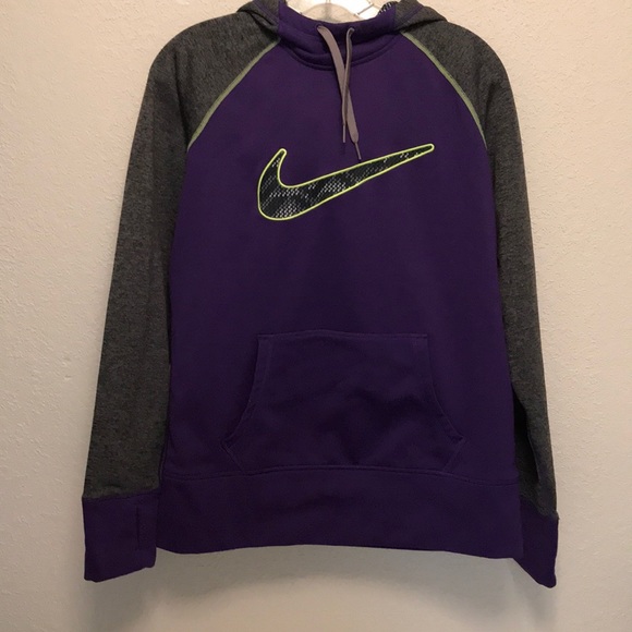 Nike Jackets & Blazers - Women's Nike Therma fit big swoosh pullover hoodie